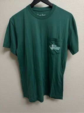 Rowdy Gentleman Green Short-Sleeve Pocket Tee - To Good Times Graphic
